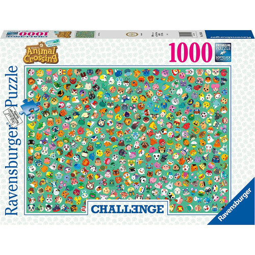 Ravensburger Jigsaw Puzzle - Challenge - ANIMAL CROSSING - 1000 Pieces