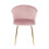 Dunelm Accent Dining Chair Velvet Fabric - Pink 4