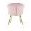 Dunelm Accent Dining Chair Velvet Fabric - Pink 6