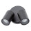 (Black) Litecraft Kenn Twin Wall Spotlight 1