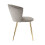Dunelm Accent Dining Chair Velvet Fabric - Grey 5