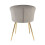 Dunelm Accent Dining Chair Velvet Fabric - Grey 6