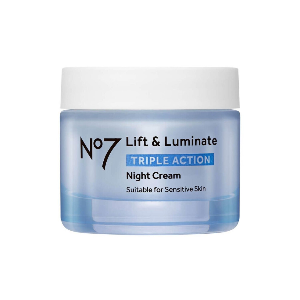 No7 Lift & Luminate TRIPLE ACTION Night Cream Enhanced Formula 50ml