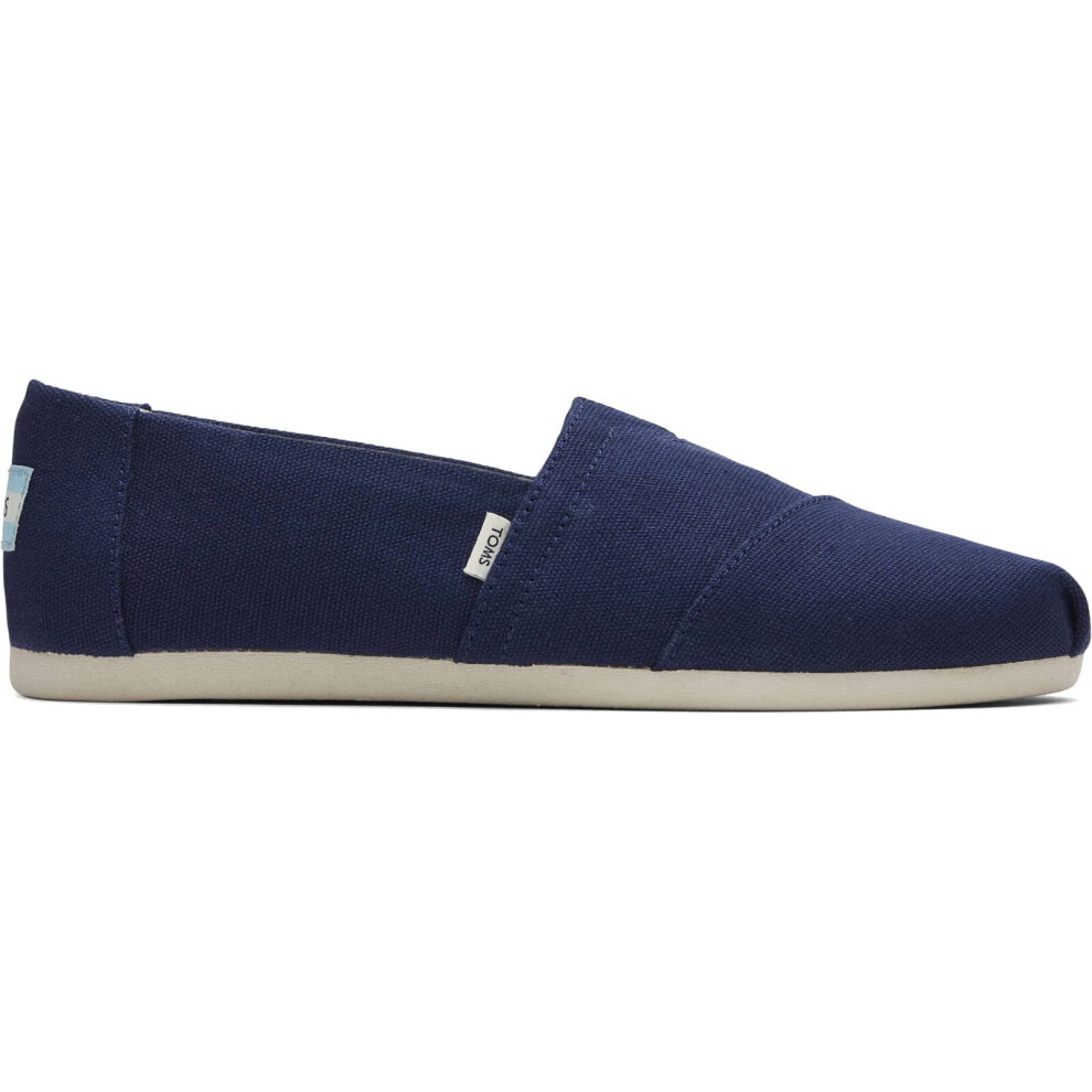 (Navy, UK 6) Toms Alpargata Womens Ladies Vegan Slip On Espadrilles Shoes