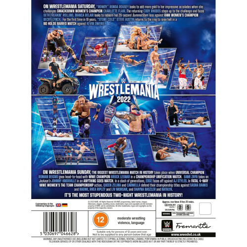 WWE WWE WrestleMania 38 [Alternative Artwork Edition] (DVD) 2