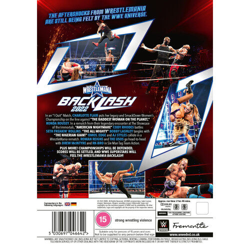 WWE WWE WrestleMania Backlash 2022 (DVD) 2