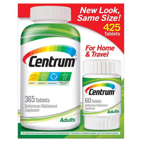 Centrum Centrum Adults Multivitamin, 425 comprimés 1