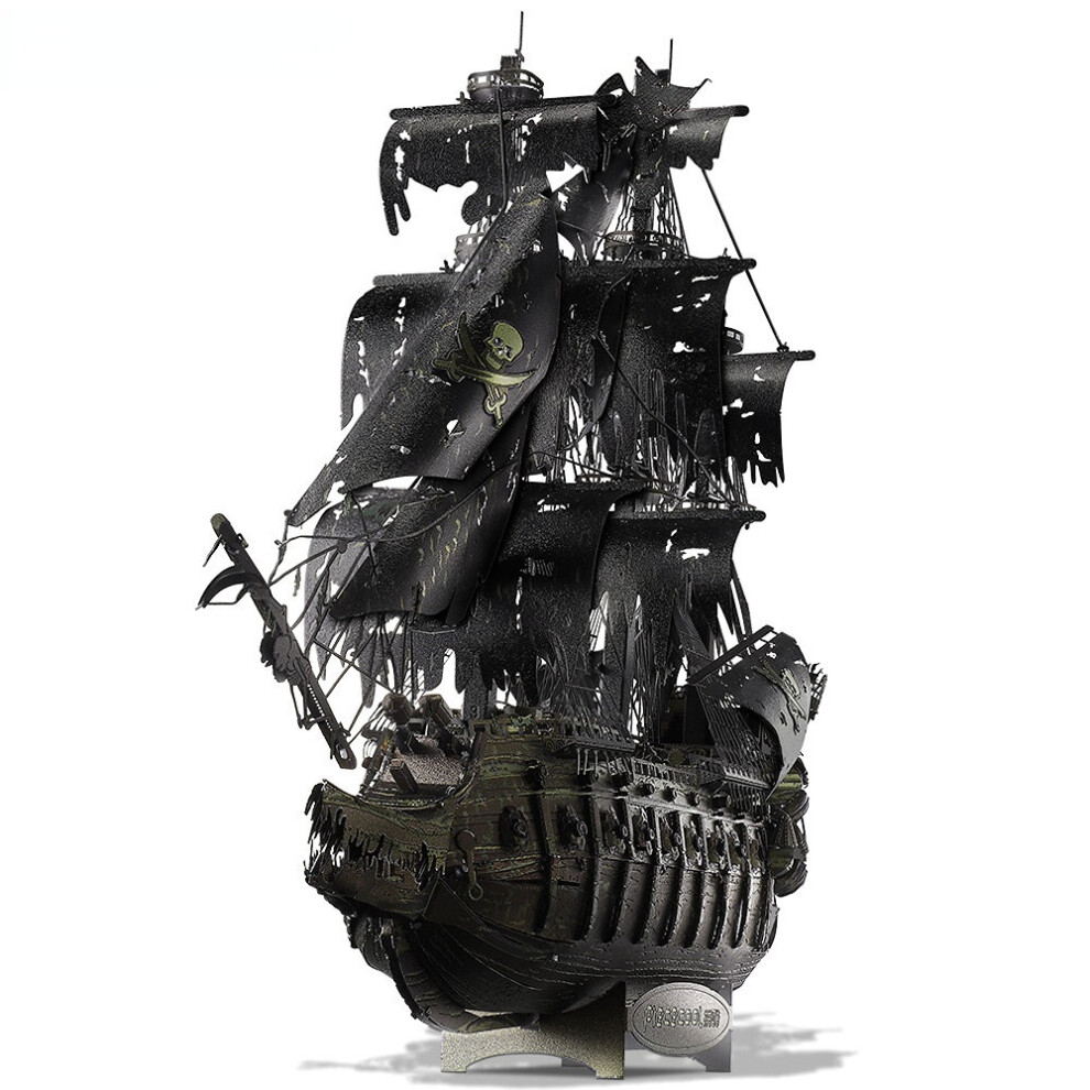 3D Metal Puzzle The Flying Dutchman Model Building Pirate Ship Jigsaw