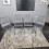 (4 Chairs) Grey Velvet Dining Chairs with Soft Padded Seat 1
