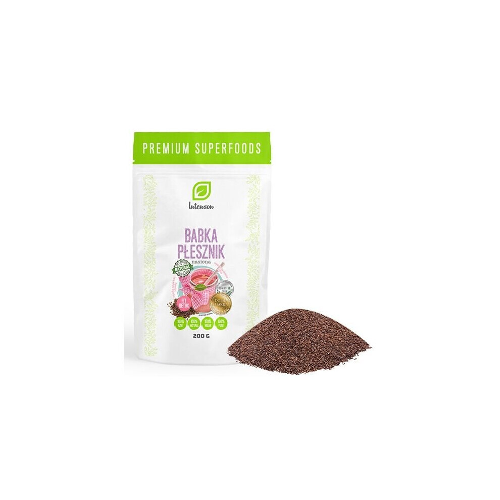 INTENSON Plantain psyllium seeds Babka płesznik nasiona - 200g