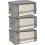 6X Underbed Clothes Storage Bags Zipped Wardrobe Cube Closet Boxes 1