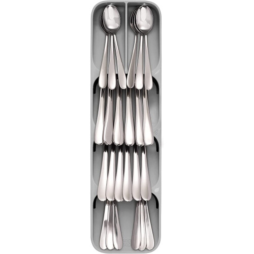 Tiroir à Couverts Compact Ustensiles Insert à Couverts Support de Rangement pour Cuisine 2