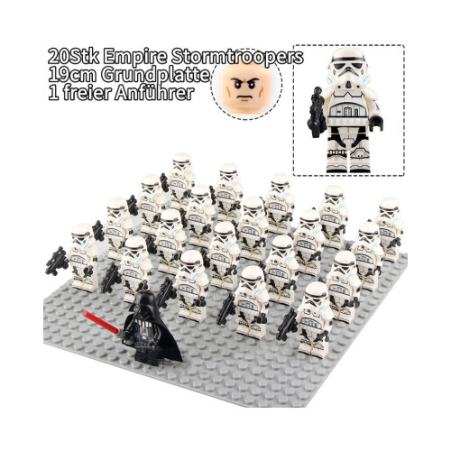 21Pcs Fit Lego Star Wars Empire Storm Trooper Minifigures Kids