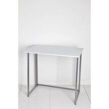 (White) Folding Office Desk Table Wood Computer Home Study