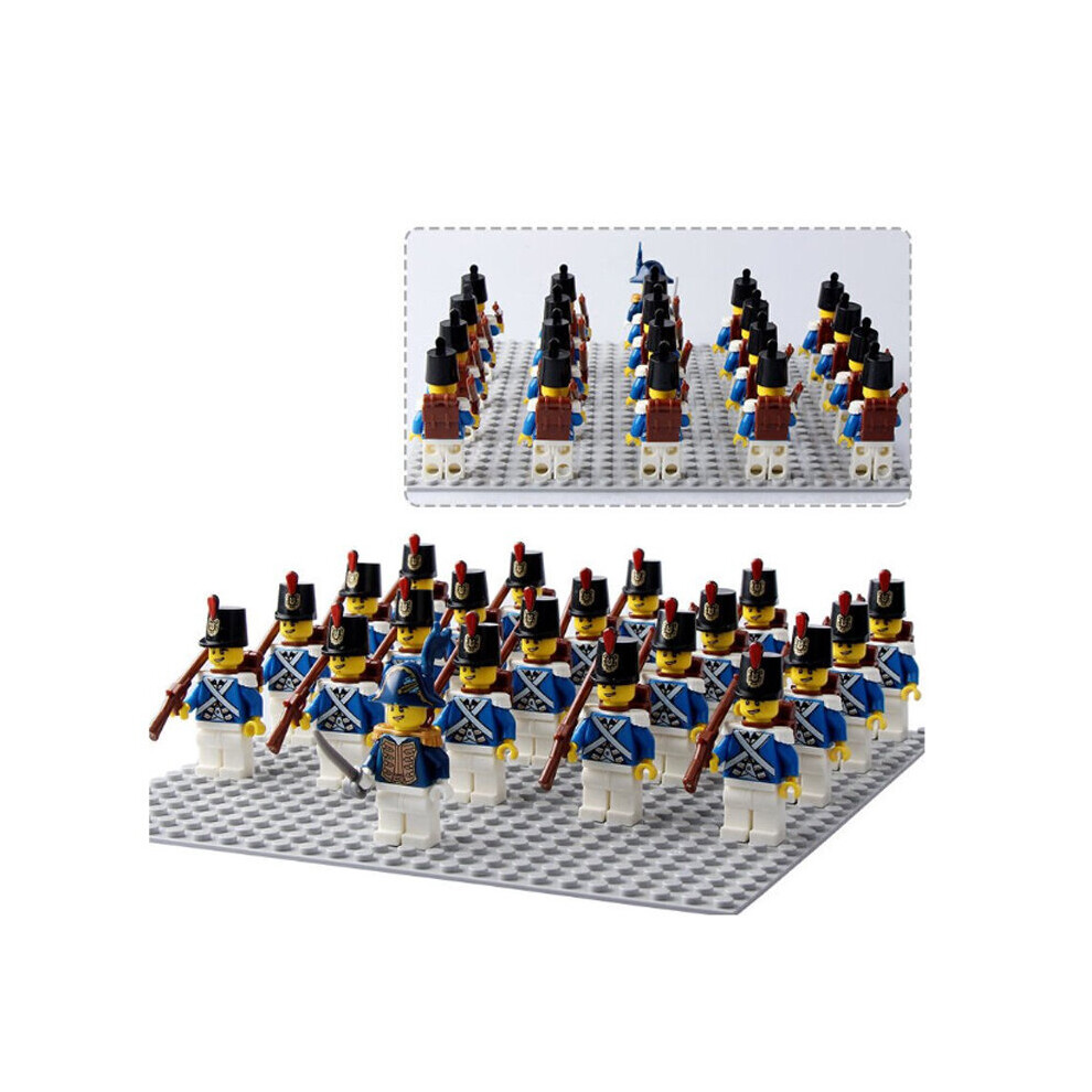 (Navy Formation Navy -A) 21PCS Medieval Pirate Empire Navy Formation Empire  children Toys Fit Lego