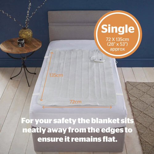 Refurbished Silentnight Silentnight Comfort Control Electric Under Blanket - Single 2