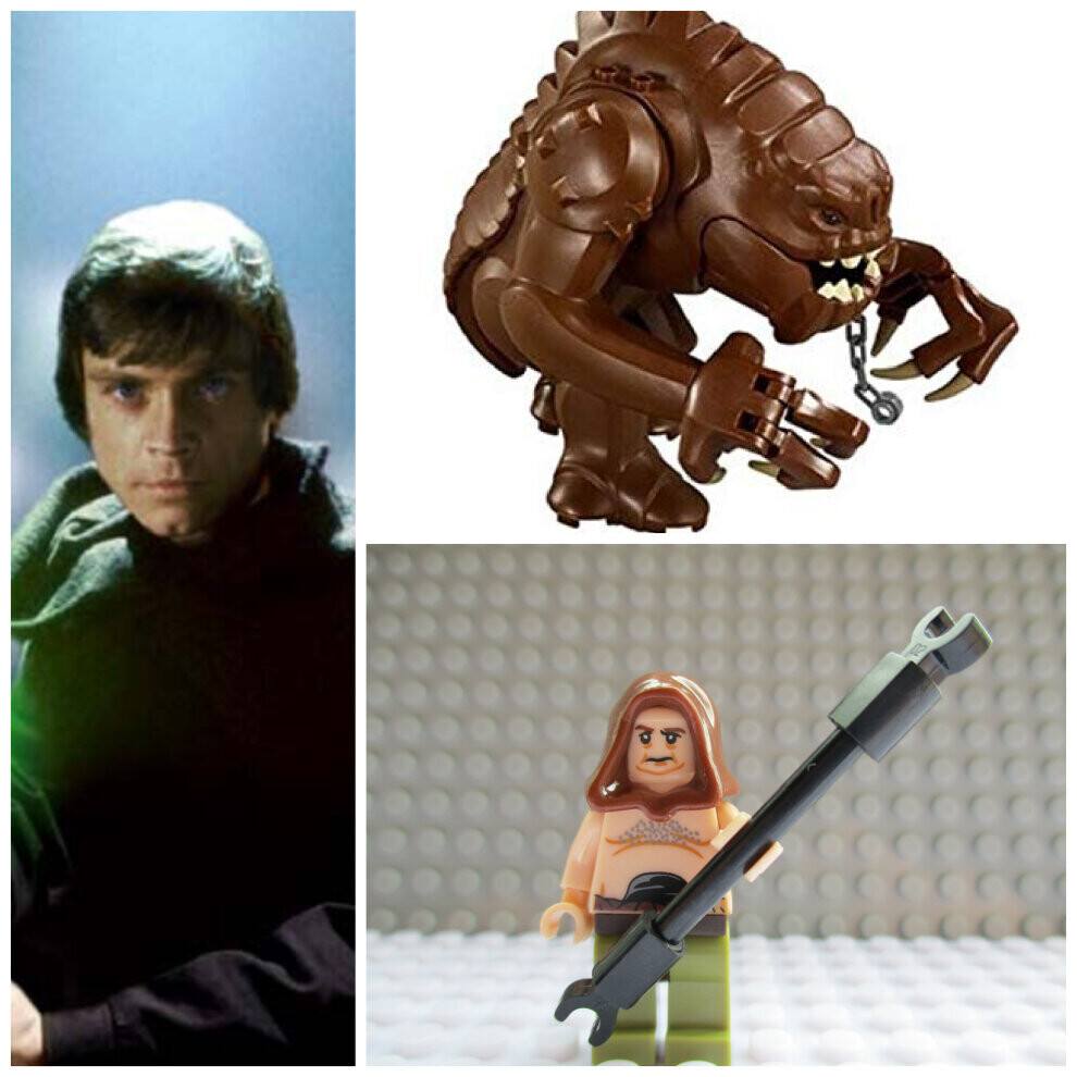 (Style A) Fit Lego Star Wars Dewback Rancor Jabba Minifigures Kids Toys Gifts