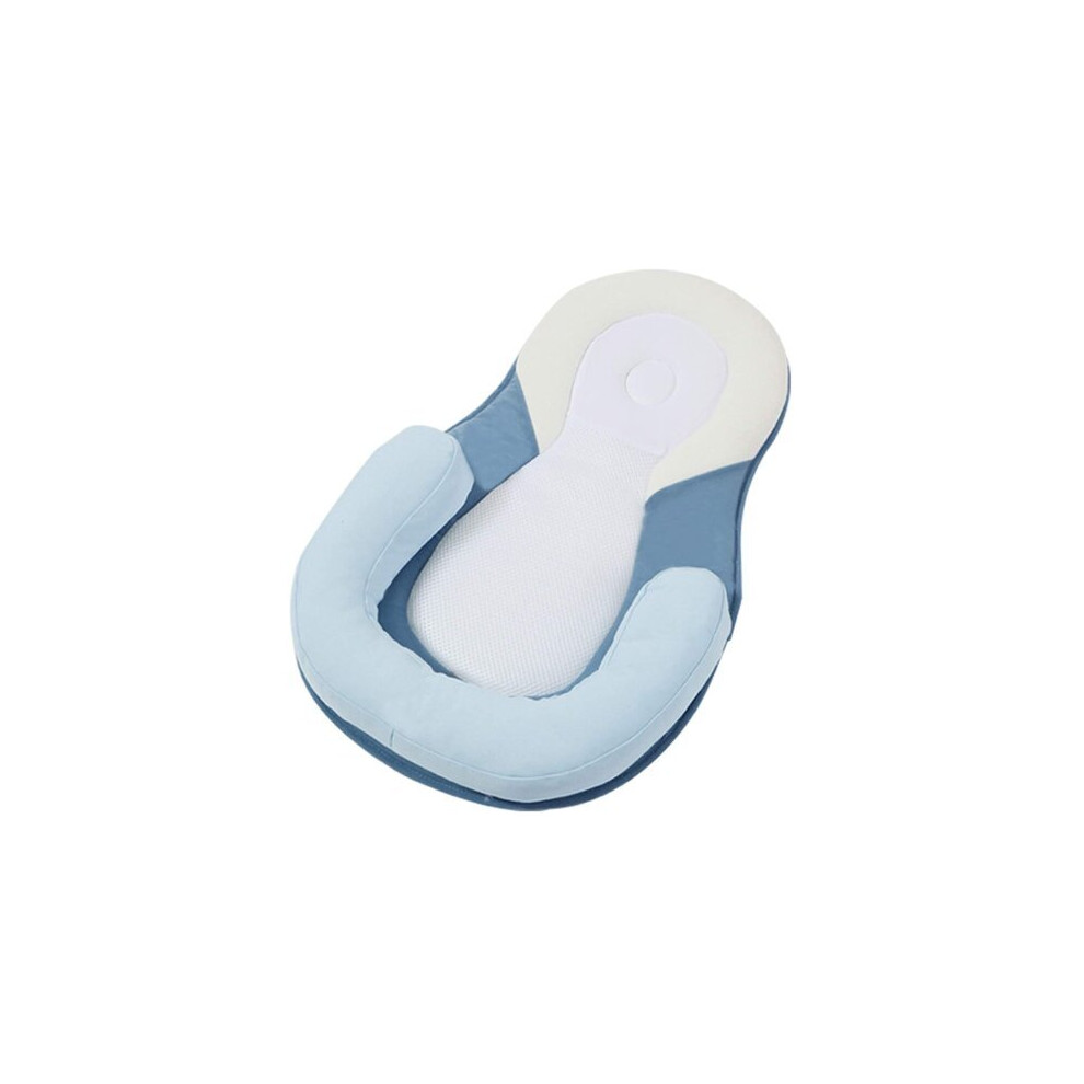Xurikcoo (Blue) Baby Newborn Pillow Pad Toddler Head Support To Prevent Flat-Headed Sleepers From Rolling