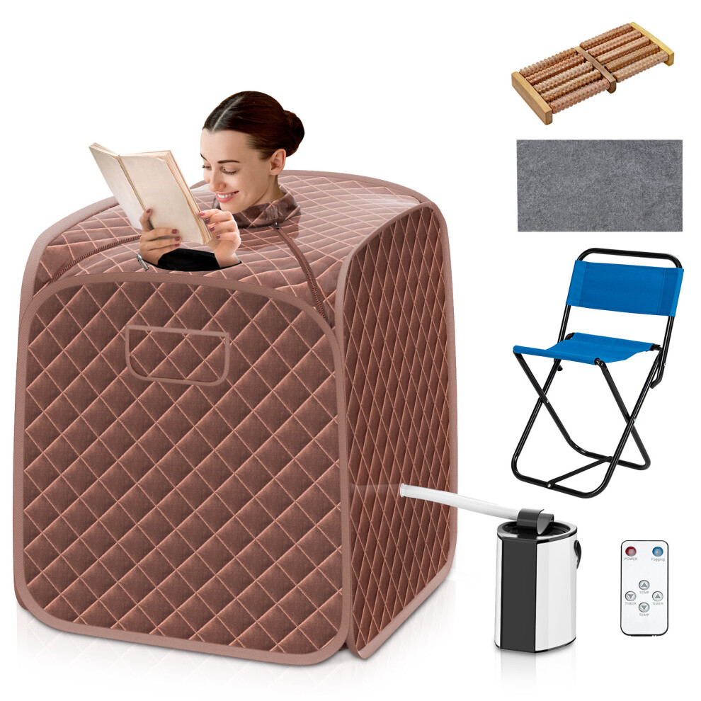 Portable Steam Sauna Foldable Personal Therapeutic Steam Spa Sauna