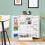 Costway Kitchen Pantry Cabinet Kitchen Cupboard Storage Organizer w/17 Shelves 2