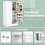 Costway Kitchen Pantry Cabinet Kitchen Cupboard Storage Organizer w/17 Shelves 4