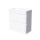NES Home Minimalist 800 Freestanding Gloss White Basin Vanity Sink 2 Drawers | COT 8