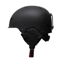 (Black, M) Ski Helmet Safety Skiing Helmet Breathable Warm Sports Helmet For Unisex