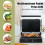 Costway 3-in-1 Electric Panini Press Grill Sandwich Maker Temperature Control 9