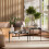 (Grey) Round Coffee Side End Table Tempered Glass Top 3