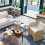 (Brown) Round Coffee Side End Table Tempered Glass Top 5