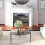 (Grey) Round Coffee Side End Table Tempered Glass Top 4