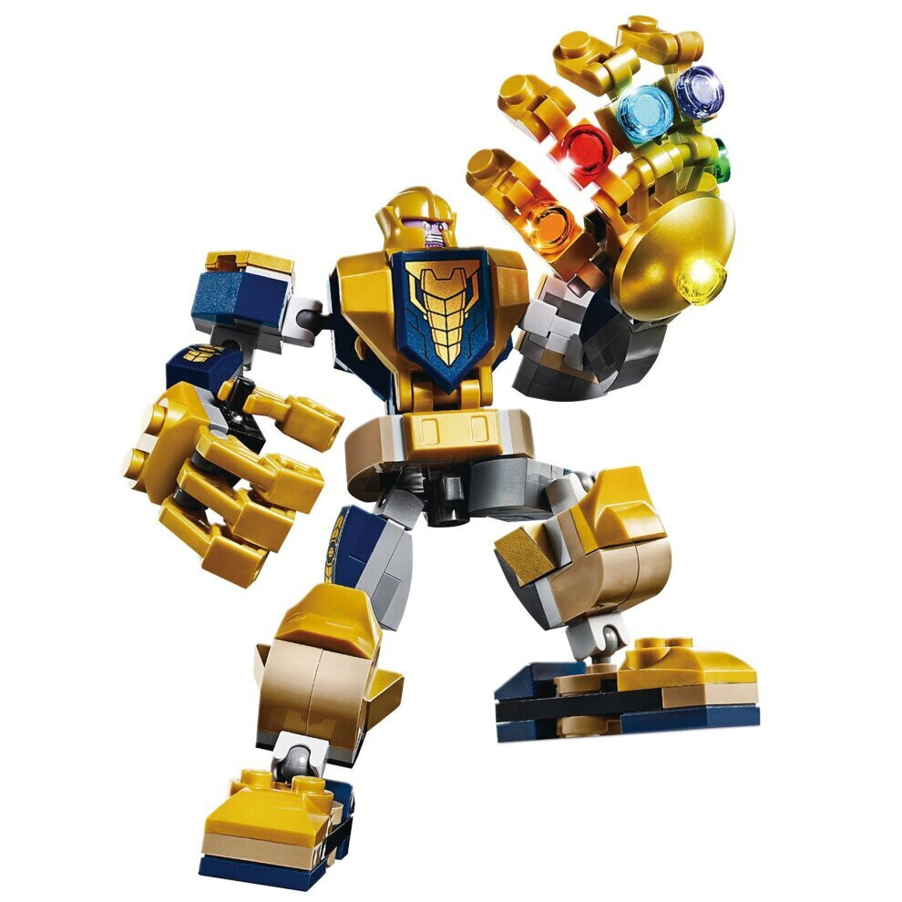 (Thanos) Marvel Avengers Character Mech Minifigure Joints Operable Lego Building Blocks Kids Toys