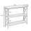 Costway Industrial Console Rustic Sofa End Table Bookshelf Narrow Accent Table 3