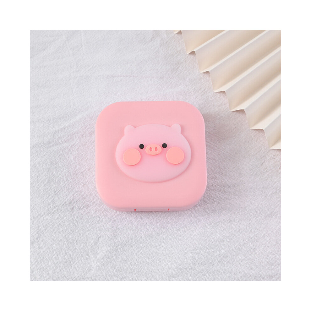 (piglet) Cartoon contact lens case Beauty contact lens case
