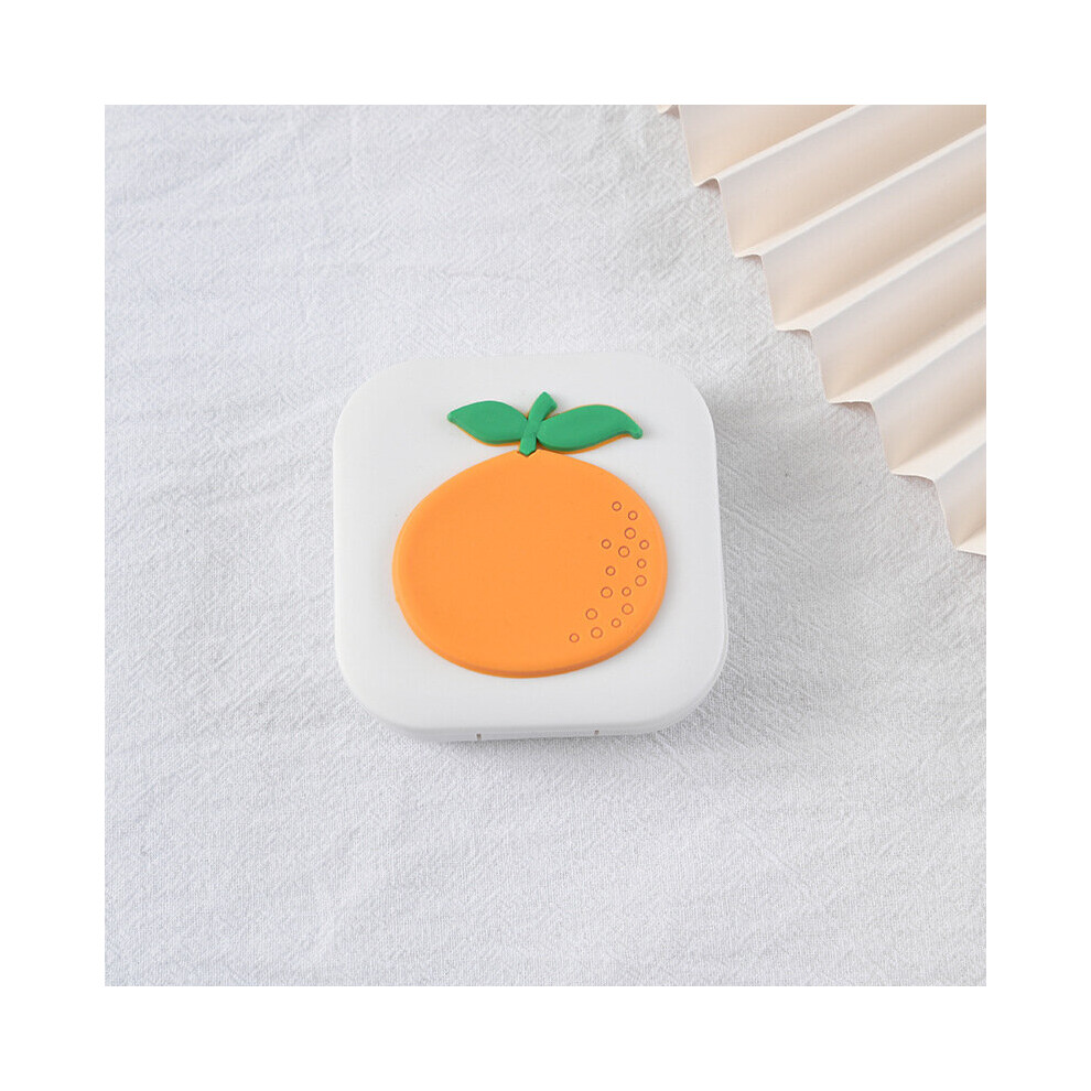 (orange) Cartoon contact lens case Beauty contact lens case