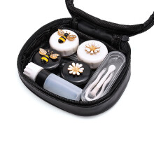 (bee) Contact lens case female cute personality portable