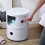 Living And Home (White) Cylindrical Multi-Tiered Plastic Storage Drawer Unit 2