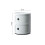 Living And Home (White) Cylindrical Multi-Tiered Plastic Storage Drawer Unit 4
