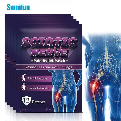 12/24/36pcs Sciatic Nerve Pain Relief Patch Buttocks Piriformis Hip ...