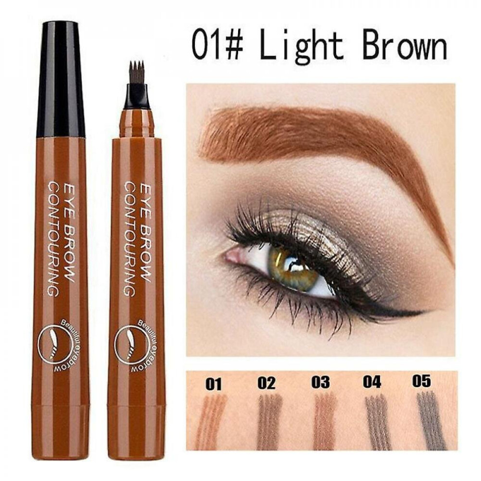 Hkhbjs Microblading Pen Fork Tip Pencil La Sketch Eye Brow Pencil
