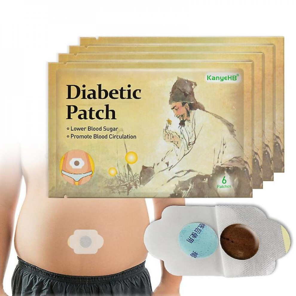 42pcs/7bags Diabetes Plaster Diabetic Patch Sticker Bad Glucose A607