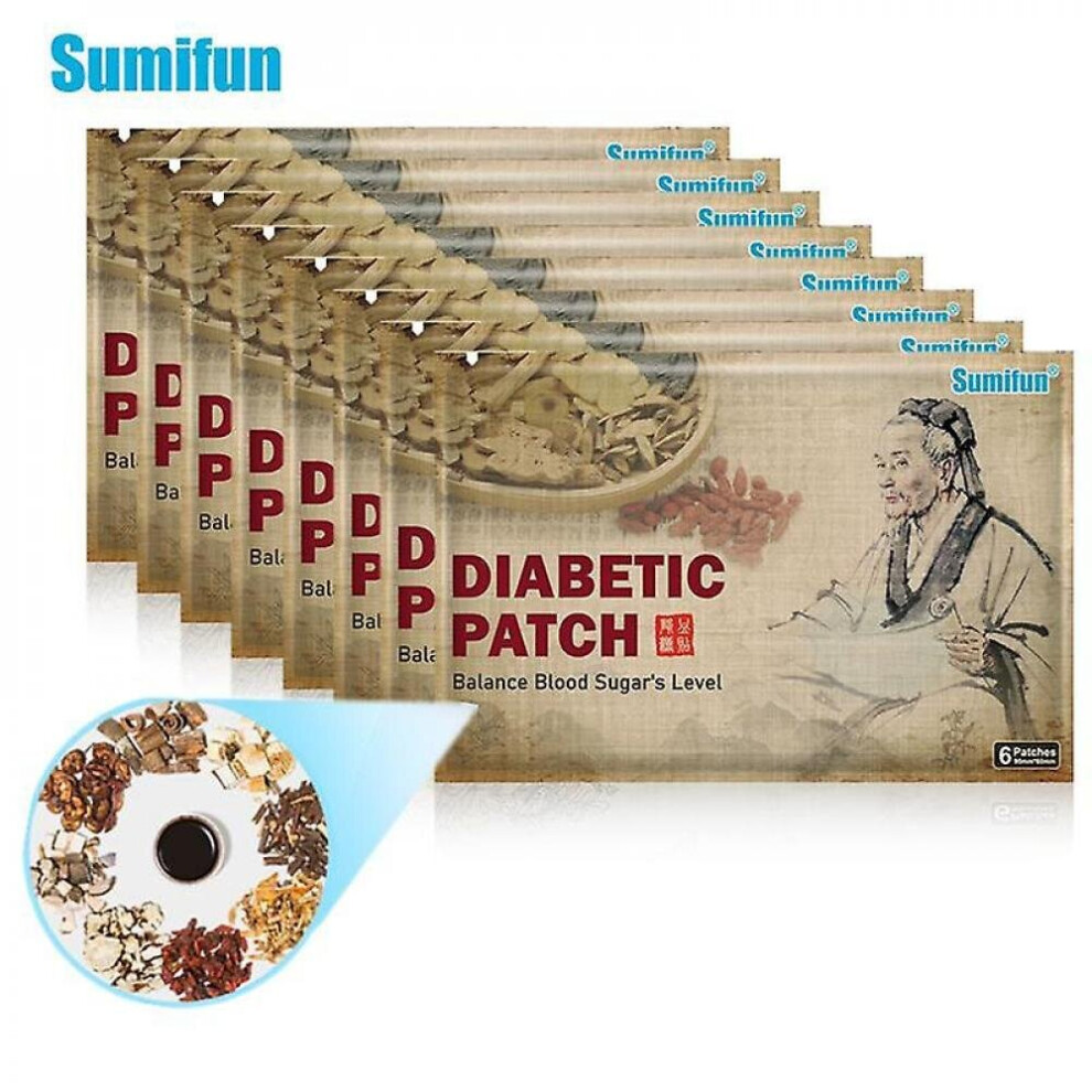 6/24/36/42pcs 100% Diabetes Patch Lower Glucose Ba Plaster Diabetic Patches