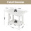 Costway Shower Bench Waterproof Bath Spa Shower Stool Versatile Storage Bench 3