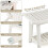 Costway Shower Bench Waterproof Bath Spa Shower Stool Versatile Storage Bench 5
