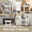 Costway Shower Bench Waterproof Bath Spa Shower Stool Versatile Storage Bench 7