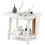 Costway Shower Bench Waterproof Bath Spa Shower Stool Versatile Storage Bench 1
