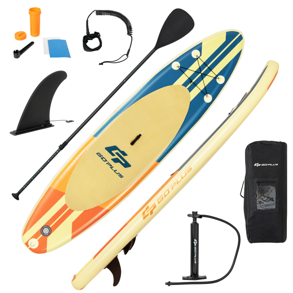 Inflatable Stand Up Paddle Board Yoga Board Widened Non-Slip Deck Boat