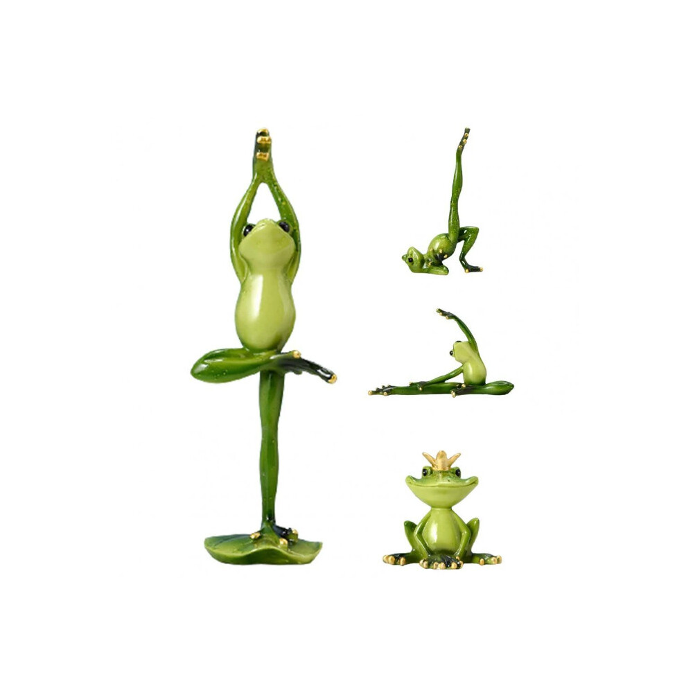 (Yoga Frog - Tree Pose) Yoga Frog ornament