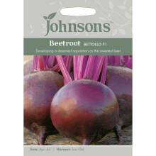 Mr Fothergill's RHS Bettollo F1 Beetroot Grow Your Own Vegetables Seeds Packet