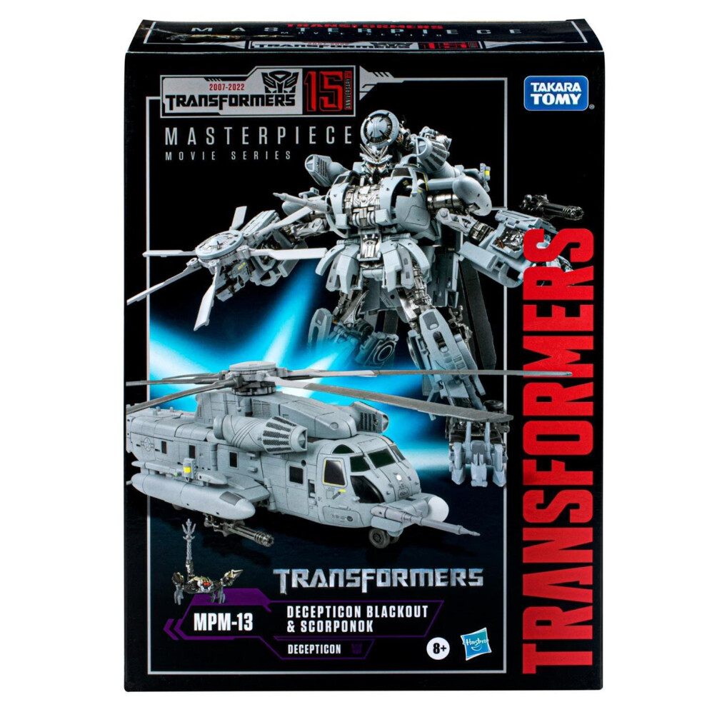 Takara Transformers Masterpiece Movie MPM-13 Decepticon Blackout and Scorponok